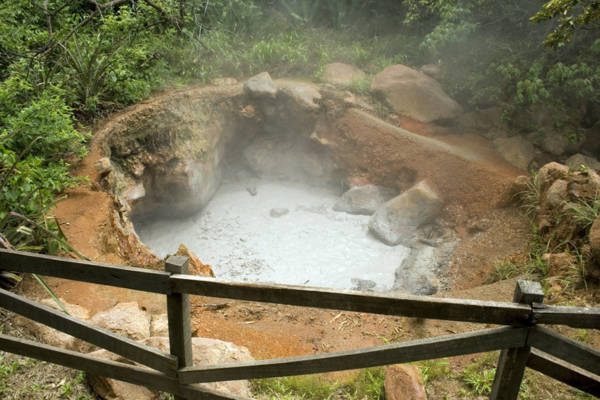 Fumaroles in Rincón de la Vieja