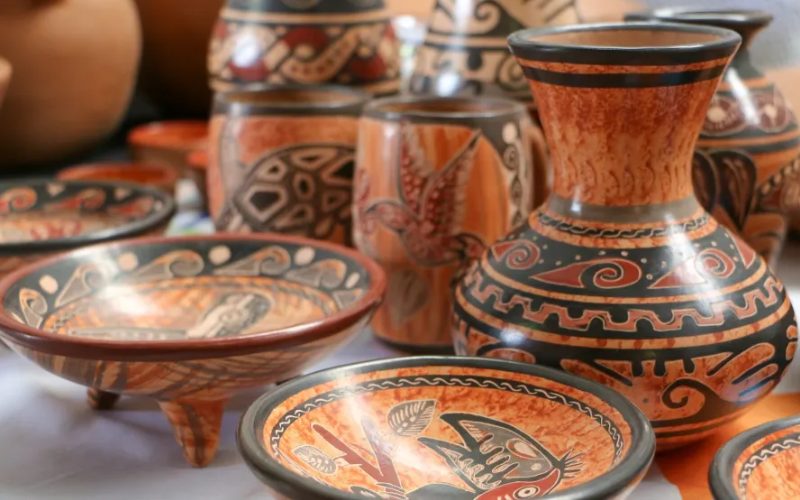 Chorotega pottery from Guaitil