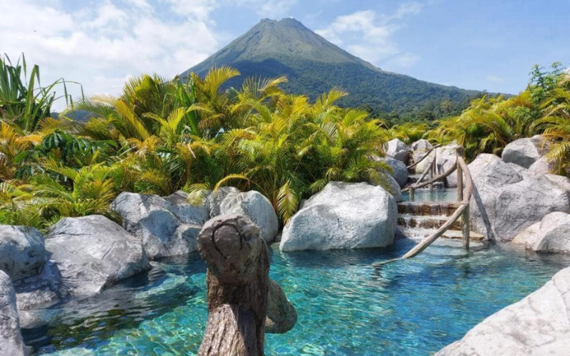 Hot springs in La Fortuna