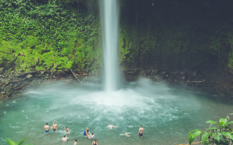 La Fortuna Waterfall swim